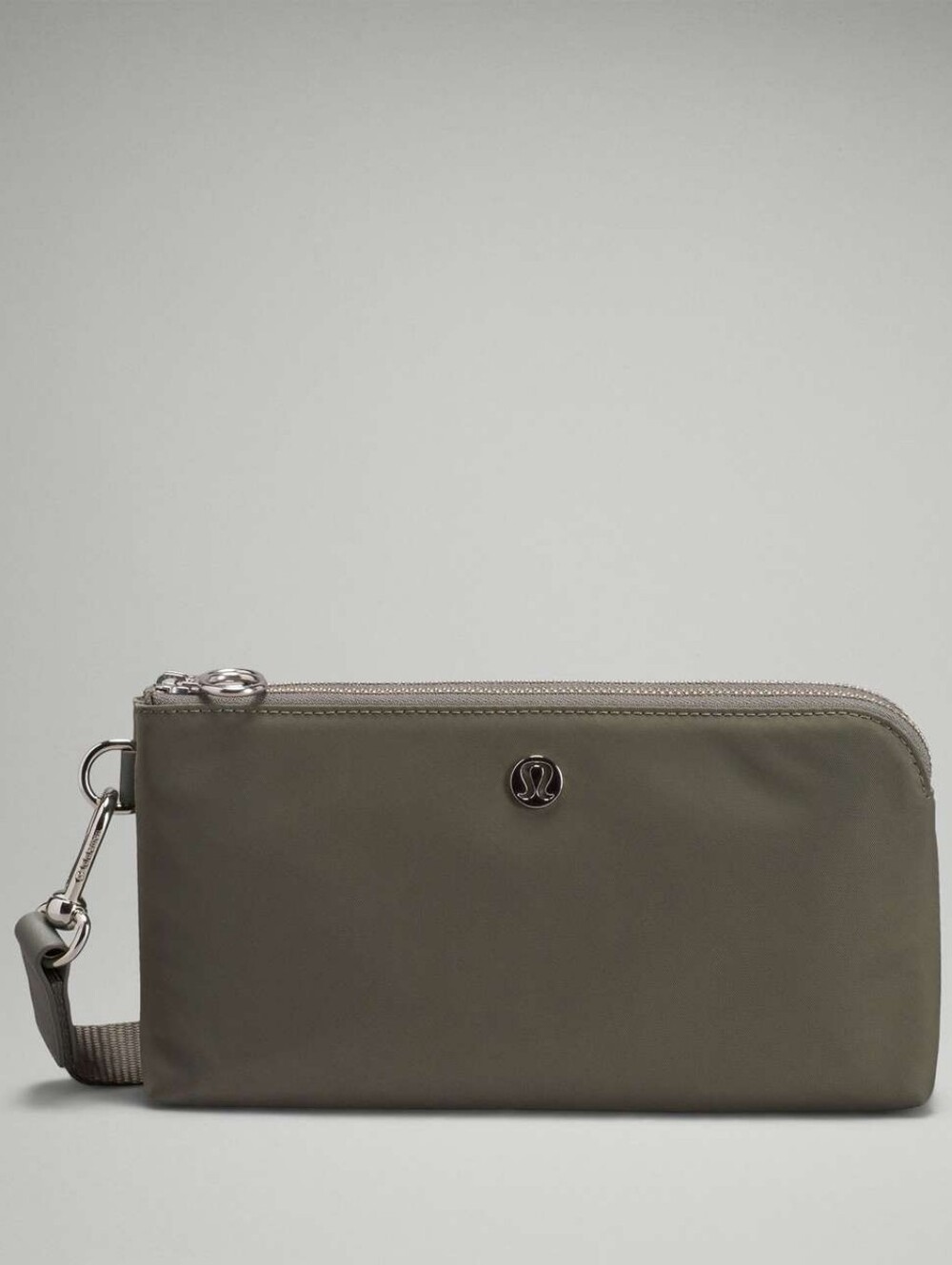 Lululemon Curved Wristlet Grey Sage
